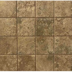 Πλακάκι Ψηφίδα Mosaico Agusta Noce 25Χ25 CM Καφέ Ματ